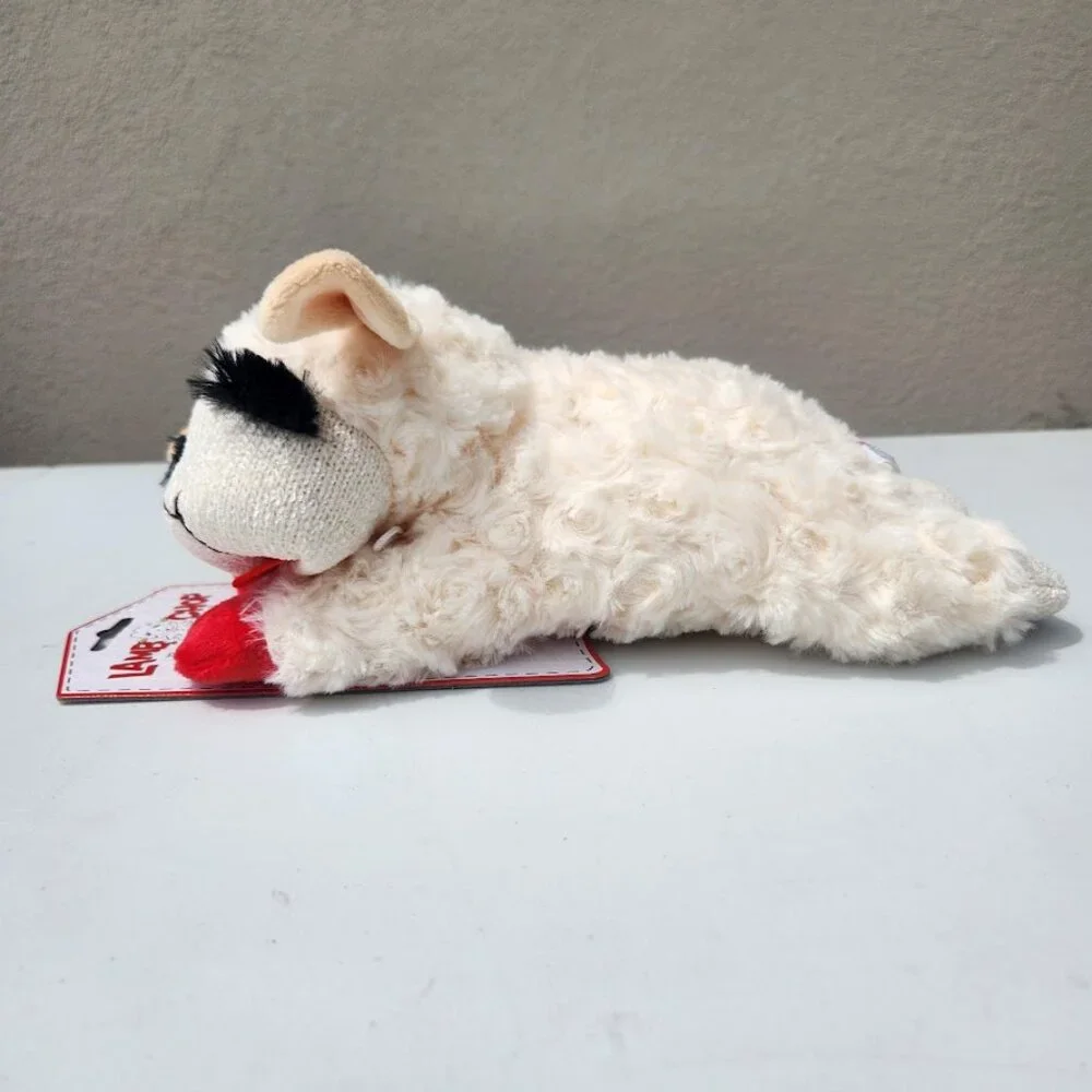 NEW Multipet Lamb Chop Dog Plush Toy Squeaky 10